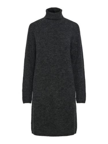 NU 20% KORTING: pieces Gebreide jurk PCELLEN LS HIGH NECK KNIT DRESS N...