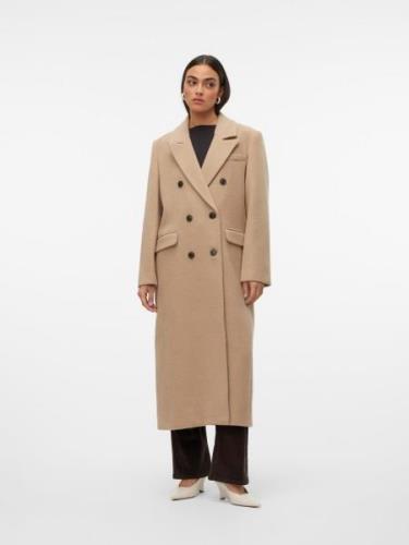 Vero Moda Lange jas VMEDENSIA LONG WOOL COAT GA