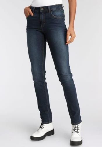 NU 20% KORTING: Arizona Slim fit jeans Svenja - band met opzij elastis...