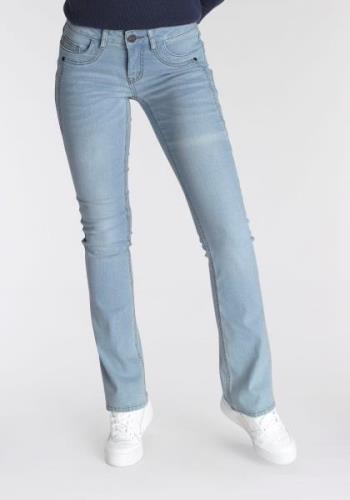 Arizona Bootcut jeans Met geren uitlopende pasvorm, lage taille, elast...