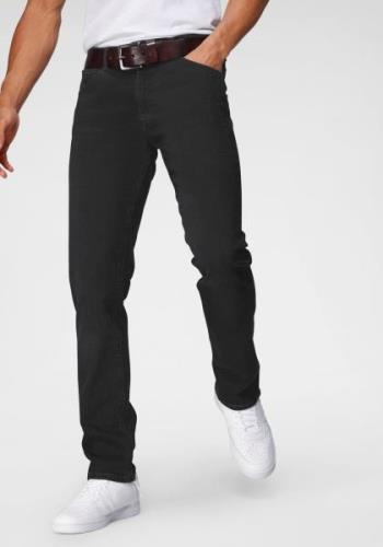 H.I.S Straight jeans DALE rechte broek, met used-effecten, lage taille