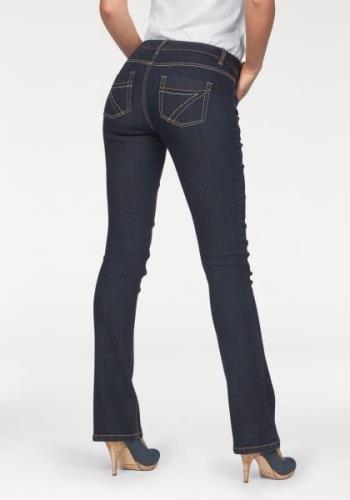 Arizona Bootcut jeans Met contrasterende stiksels normale taille, boot...