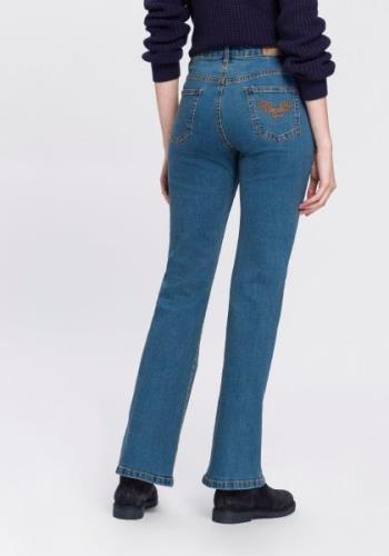 Arizona Bootcut jeans Comfort Fit uitlopende pasvorm, met steekzakken,...