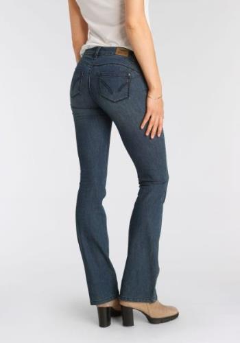 Arizona Bootcut jeans Shaping bootcut, contraststiksels, used-look-was...