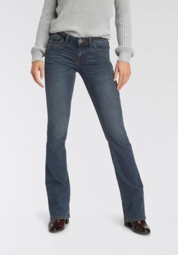 Arizona Bootcut jeans Met geren uitlopende pasvorm, lage taille, elast...