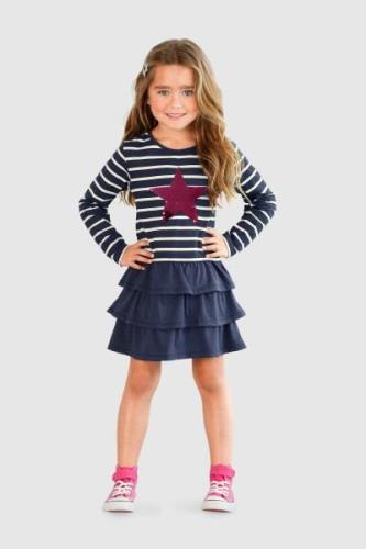 KIDSWORLD Jerseyjurk Ster voor feesten en speciale gelegenheden, knie-...