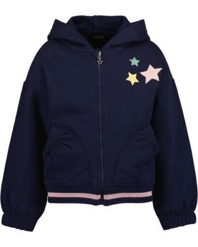 Blue Seven Sweatvest Blue Seven meisjes sweatjack met capuchon UNICORN...