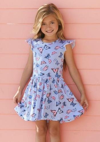 KIDSWORLD Jerseyjurk Voor kleine meisjes zomerse gelegenheden en feest...