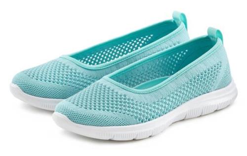 Lascana Sneaker-ballerina’s ultralichte slipper, slip-on sneaker, vrij...