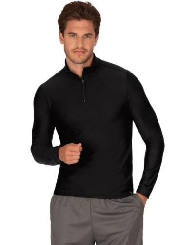 Trigema Sweatshirt TRIGEMA sportshirt met lange mouwen en ritssluiting