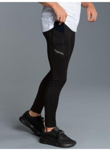 Trigema Jerseybroek TRIGEMA sportleggings met praktische zak (1-delig)