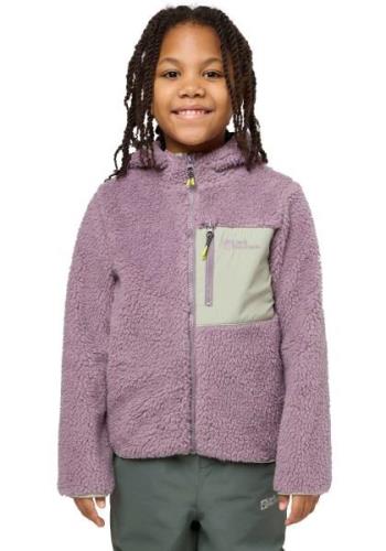 Jack Wolfskin Fleecejack ICE CURL HOOD JACKET voor kinderen