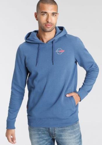 Bruno Banani Hoodie smalle pasvorm, van katoen, van opgeruwde sweatsto...