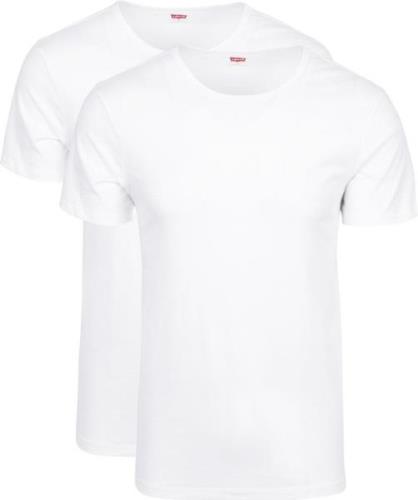 Levi's T-shirt Ronde Hals Wit 2Pack