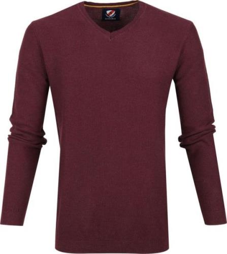 Suitable Katoen Neil Pullover Bordeaux