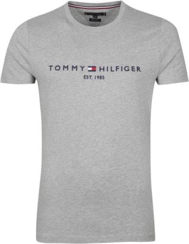 Tommy Hilfiger Logo T-shirt Grijs