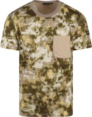 Napapijri T-Shirt Camouflage Groen