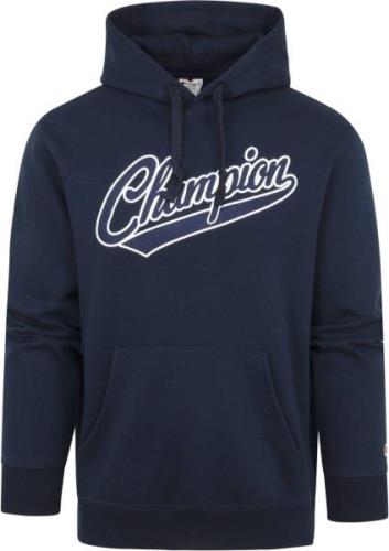 Champion Hoodie College Logo Donkerblauw