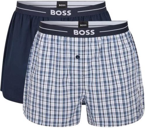 BOSS Boxershorts 2-Pack Navy