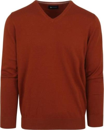 Suitable Pullover Vini V-Hals Oranje