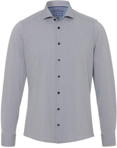 Pure The Functional Shirt Patroon Donkerblauw