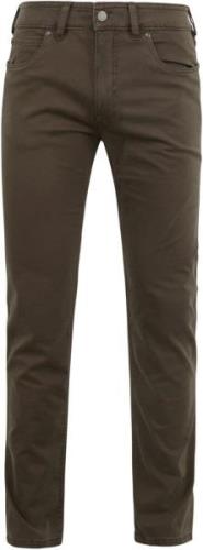 Gardeur Bill Broek Five Pocket Donkergroen