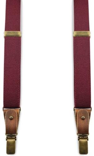 Sir Redman Luxe Bretels Buck Bordeaux -