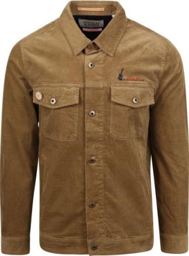 Scotch and Soda Corduroy Overshirt Bruin