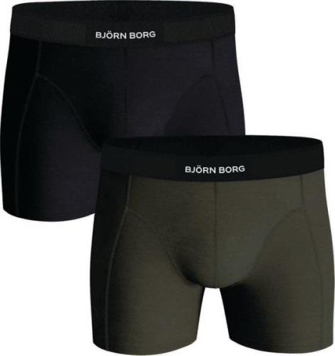 Bjorn Borg Boxers 2 Pack Black/Green