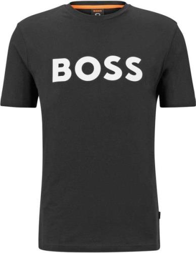 BOSS T-shirt Thinking Zwart