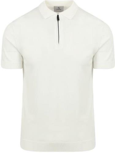 Suitable Cool Dry Knit Polo Off White