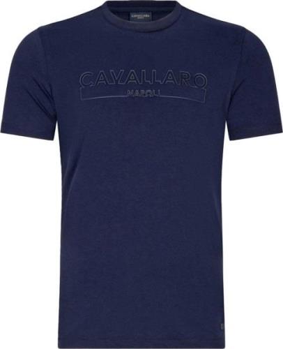Cavallaro Beciano T-Shirt Logo Navy