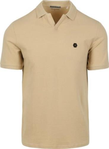 No Excess Poloshirt Riva Solid Beige