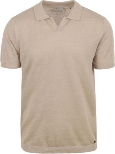 No Excess Poloshirt Riva Linnen Beige