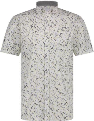 State Of Art Short Sleeve Overhemd Print Groen