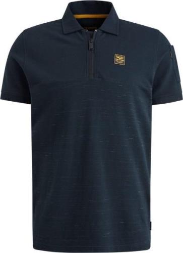 PME Legend Half Zip Polo Piqué Navy