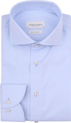 Profuomo Hadleighs Royal Twill Shirt No6 Blauw
