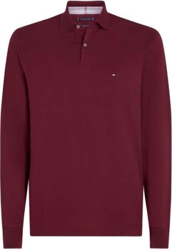 Tommy Hilfiger Longsleeve Polo Bordeaux Rood