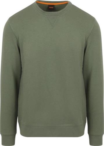 BOSS Sweater Westart Open Groen