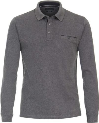 Casa Moda Polo Long Sleeves Grijs