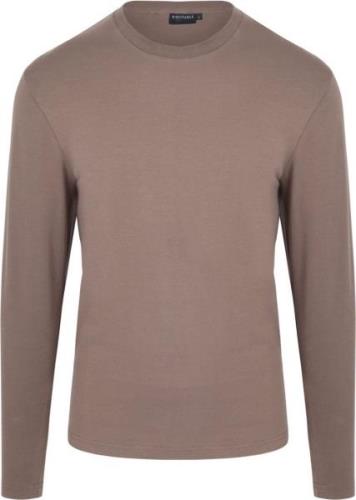 Suitable Respect Longsleeve Heavy T-shirt Taupe