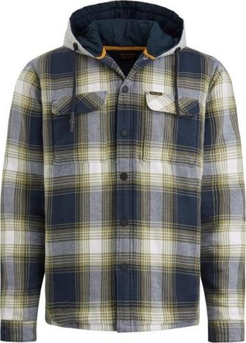 PME Legend Overshirt Ruiten Blauw Groen