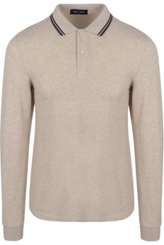 Fred Perry Longsleeve Polo Beige Melange W50