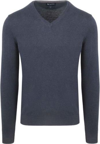 Suitable Respect Vinir Pullover Melange Navy