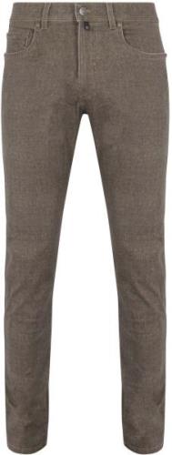 Pierre Cardin Broek Lyon Tapered Taupe