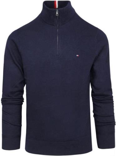 Tommy Hilfiger Half Zip Trui Navy