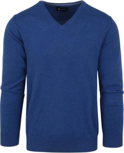 Suitable Pullover Vini V-Hals Royal Blauw