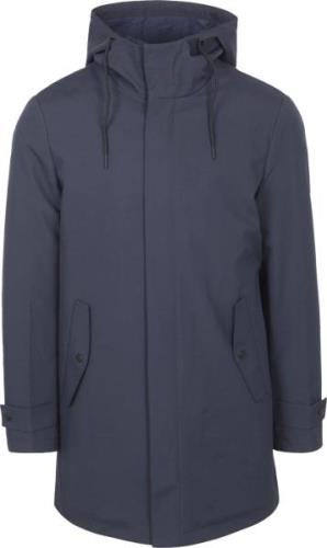 Suitable Jas Hood Tech Navy