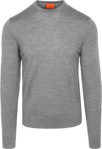 Suitable Merino Pullover Grijs