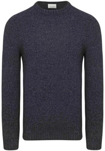 Profuomo Pullover Boiled Wool Navy